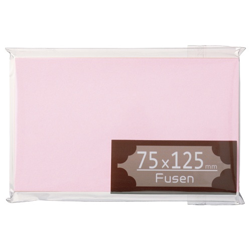 ＴＡＮＯＳＥＥ　ふせん　７５×１２５ｍｍ　桃　１冊1