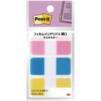 ３Ｍ　ポスト・イット　フィルムインデックス　厚口　マルチカラー　４０×１８ｍｍ