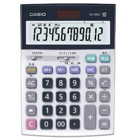 カシオ　本格実務電卓　日数＆時間計算　１２桁　デスクタイプ　ＤＳ－２０ＤＣ－Ｎ　１台