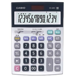 カシオ　本格実務電卓　日数＆時間計算　１４桁　デスクタイプ　ＤＳ－４０ＤＣ　１台1