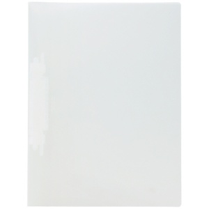 リヒトラブ　ルーパーファイル（色透明表紙）　Ａ４タテ　２穴　１００枚収容　白　Ｆ－３００６－５Ｐ－０　１パック（５冊）1