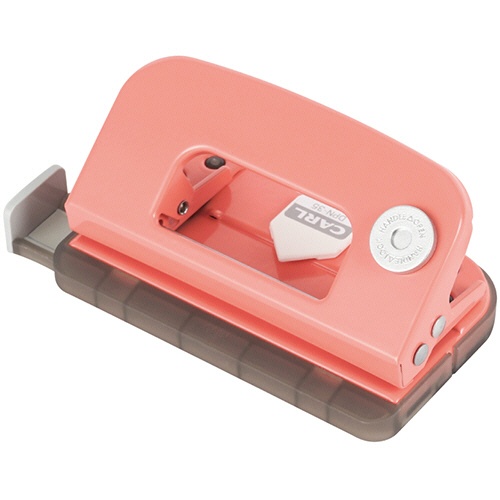カール事務器　デコレパンチ　２穴　１０枚穿孔　ピンク　ＤＰＮ－３５－Ｐ　１個1
