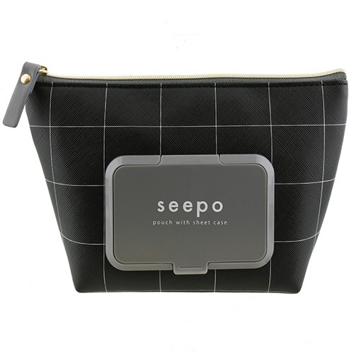 サンスター文具　機能性ポーチ　ｓｅｅｐｏ　ブラック　Ｓ１４２１２６３　１個1