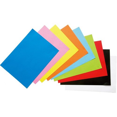 サンスター文具　色画用紙　Ｂ６　０３２５０００Ａ　１冊（２８枚）2