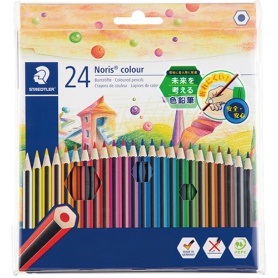 ステッドラー　ノリスカラー色鉛筆　紙ケース入　２４色（各色１本）　１８５　Ｃ２４ＰＢ　１パック