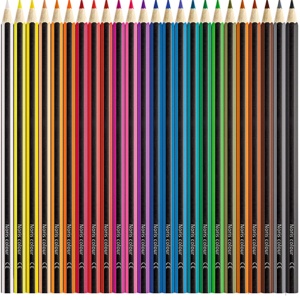 ステッドラー　ノリスカラー色鉛筆　紙ケース入　２４色（各色１本）　１８５　Ｃ２４ＰＢ　１パック4