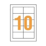 ライオン事務器　ＬＰタックラベル　Ａ４判　５１×８６ｍｍ　ＬＰ－２１０　１パック（１０００片：１０片×１００シート）