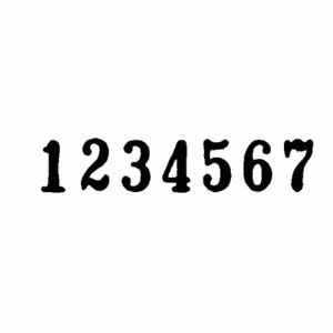 ライオン事務器　ナンバリング　Ｃ型　７桁７様式　Ｅ字体　Ｃ－７７　１台2