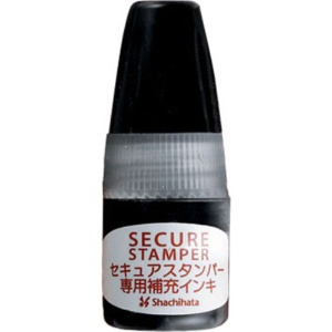 シヤチハタ　セキュアスタンパー　専用補充インキ　５ｍｌ　黒　ＸＨＳＲ－５　１個1
