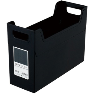 ナカバヤシ　フィットカラー　ファイルボックス　Ａ４ヨコ　背幅１２４ｍｍ　ブラック　ＦＢ－ＦＣＥ４Ｓ－ＢＫ　１個1