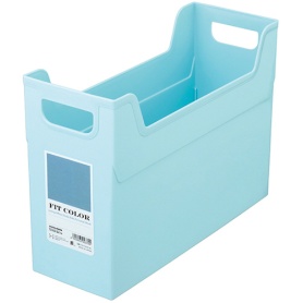 ナカバヤシ　フィットカラー　ファイルボックス　Ａ４ヨコ　背幅１２４ｍｍ　ブルー　ＦＢ－ＦＣＥ４Ｓ－ＢＬ　１個