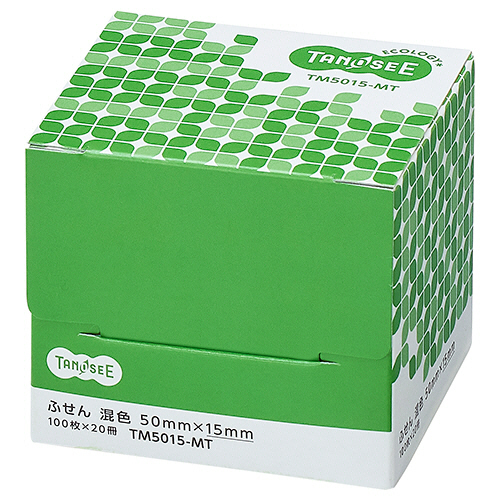 たのめーる】TANOSEE ふせん 50×15mm 4色混色 1パック(20冊)の通販 たのめーる】TANOSEE ふせん 50×15mm 4色混色 1パック(20冊)の通販