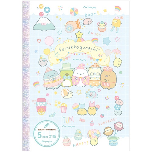 サンエックス　Ｈａｐｐｙ　Ｓｃｈｏｏｌ　方眼ノート（５ｍｍ）　すみっコぐらし　１冊1