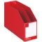 ライオン事務器　ボックスファイル　板紙製　Ａ４ヨコ　背幅１０５ｍｍ　赤　Ｂ－８８０Ｅ　１冊