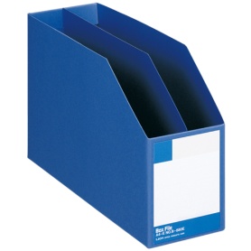 ライオン事務器　ボックスファイル　板紙製　Ａ４ヨコ　背幅１０５ｍｍ　青　Ｂ－８８０Ｅ　１冊