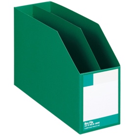 ライオン事務器　ボックスファイル　板紙製　Ａ４ヨコ　背幅１０５ｍｍ　緑　Ｂ－８８０Ｅ　１冊