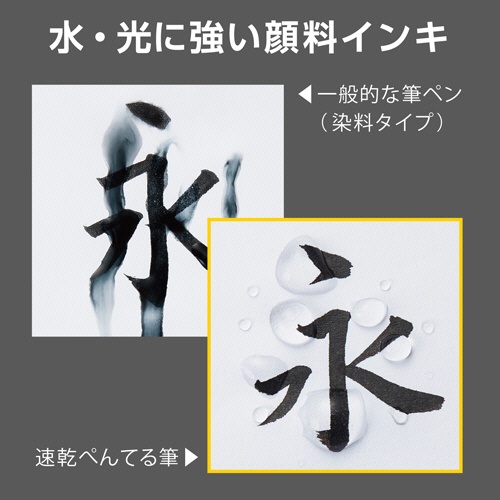 ぺんてる　速乾ぺんてる筆　本体　極細　黒　ＸＦＰＤ５Ｆ　１本8