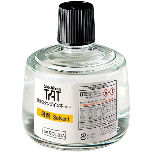 シヤチハタ　強着スタンプインキ　タート　溶剤　大瓶　３３０ｍｌ　ＳＯＬ－３－３１Ａ　１個1