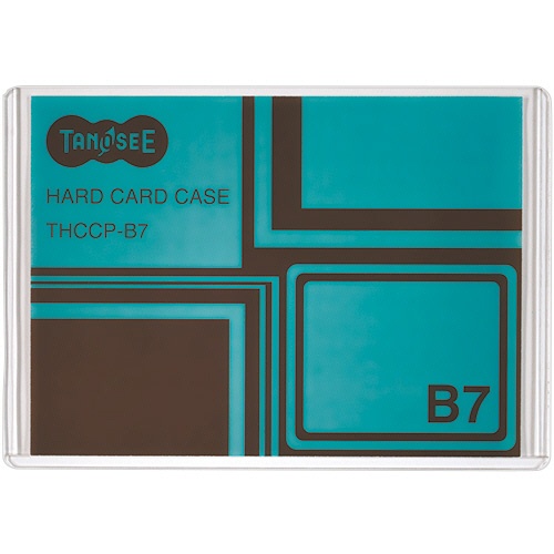 ＴＡＮＯＳＥＥ　ハードカードケース　Ｂ７　再生ＰＥＴ　１枚1