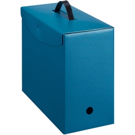 ライオン事務器　ボックスファイル（テレネ）　ＰＰ　Ａ４　フタ・取っ手付き　背幅１５２ｍｍ　ブルー　ＢＦ－４２Ｔ　Ｂ　１個