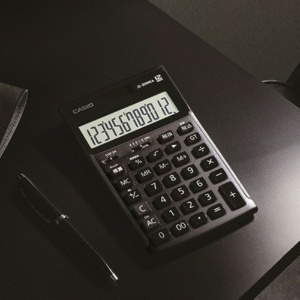 カシオ　本格実務電卓　１２桁　ジャストタイプ　ブラック　ＪＳ－２０ＷＫＡ－ＢＫ－Ｎ　１台8