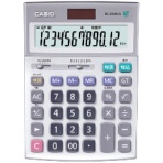 カシオ　本格実務電卓　１２桁　デスクタイプ　ＤＳ－２０ＷＫＡ－Ｎ　１台
