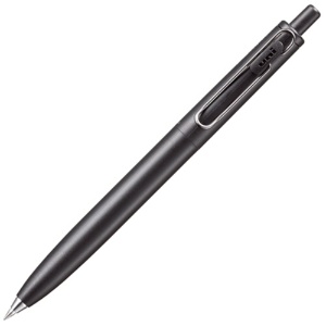 三菱鉛筆　ゲルインクボールペン　ユニボール　ワンＦ　０．３８ｍｍ　黒　（軸色：Ｆブラック（消炭））　ＵＭＮＳＦ３８Ｆ．２４　１本1