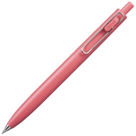 三菱鉛筆　ゲルインクボールペン　ユニボール　ワンＦ　０．５ｍｍ　黒　（軸色：Ｆレッド（茜空））　ＵＭＮＳＦ０５Ｆ．１５　１本