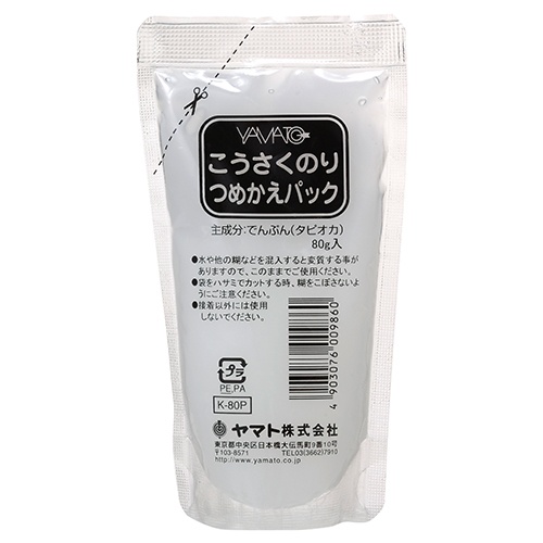 ヤマト　こうさくのり　つめかえパック　８０ｇ　Ｋ－８０Ｐ　１個1