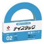 ニチバン　ナイスタック　両面テープ　透明プラスチック用　大巻　１５ｍｍ×１８ｍ　ＮＷ－ＰＴ１５　１巻
