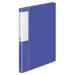 コクヨ　クリヤーブック（ＰＯＳＩＴＹ）　固定式　Ａ５タテ　２０ポケット　背幅１５ｍｍ　ブルー　Ｐ３ラ－Ｌ２２ＮＢ　１冊