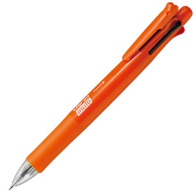 ゼブラ　多機能ペン　クリップ－オン　マルチＦ　（軸色　パワフルオレンジ）　Ｂ４ＳＡ１－ＰＯＲ　１本