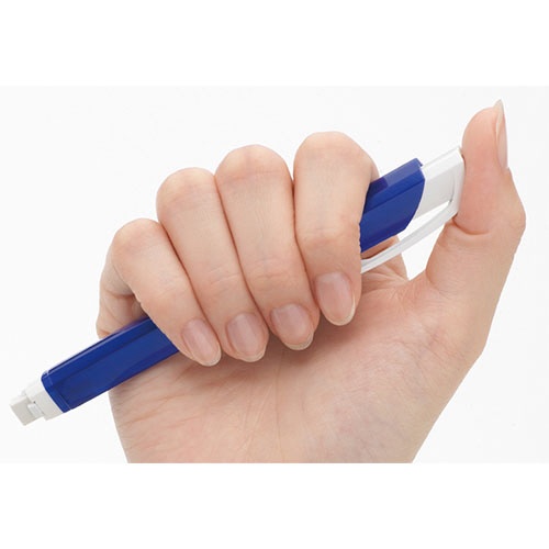 ぺんてる　ノック式ホルダー消しゴム「アインクリック」　メタルブルー　ＸＺＥ１５－ＭＣ　１本5