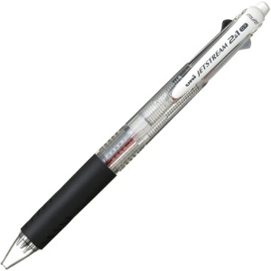 三菱鉛筆　多機能ペン　ジェットストリーム２＆１　０．７ｍｍ　（軸色：透明）　ＭＳＸＥ３５０００７．Ｔ　１本1