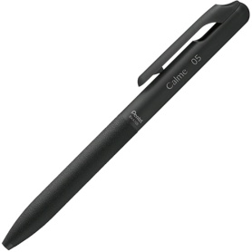ぺんてる　単色ボールペン　Ｃａｌｍｅ　（ポリシース仕様）　０．５ｍｍ　黒　（軸色：ブラック）　ＸＢＸＡ１０５Ａ－Ａ　１本