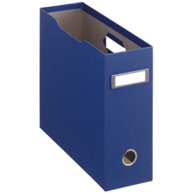 ライオン事務器　ボックスファイル（アコルデ）　布クロス貼り　Ａ４ヨコ　背幅１０２ｍｍ　ブルー　ＢＦ－３２ＣＬ　１個