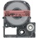 キングジム　テプラ　ＰＲＯ　テープカートリッジ　マットラベル　２４ｍｍ　赤（薄紅）／黒文字　ＳＢ２４Ｒ　１個1