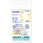 カシオ　ＮＡＭＥ　ＬＡＮＤ　おなまえテープ　１２ｍｍ×４ｍ　ＸＲ－１２Ｅ
