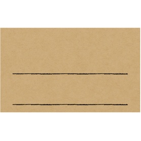 ササガワ　手書きＰＯＰ用カード　名刺サイズ　クラフト　１６－１７５３　１パック（１０枚）