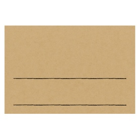 ササガワ　手書きＰＯＰ用カード　はがきサイズ　クラフト　１６－１７５５　１パック（１０枚）