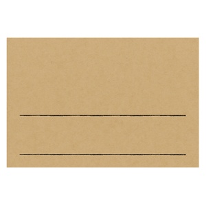 ササガワ　手書きＰＯＰ用カード　はがきサイズ　クラフト　１６－１７５５　１パック（１０枚）1