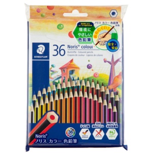 ステッドラー　ノリスカラー色鉛筆　紙ケース入　３６色（各色１本）　１８５　ＣＤ３６ＰＢ　１パック1