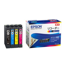 エプソン　インクカートリッジ　リコーダー　４色パック　ＲＤＨ－４ＣＬ　１箱（４個：各色１個）