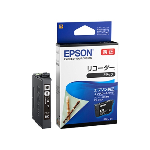 エプソン　インクカートリッジ　リコーダー　ブラック　ＲＤＨ－ＢＫ　１個1
