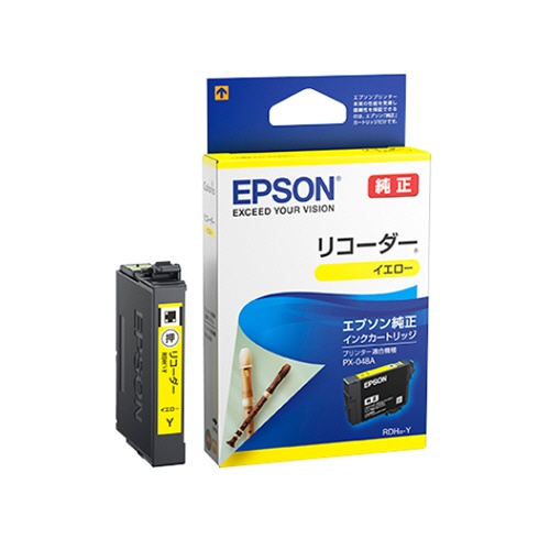 エプソン　インクカートリッジ　リコーダー　イエロー　ＲＤＨ－Ｙ　１個1
