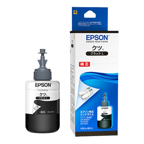 エプソン　インクボトル　クツ　ブラック　１４０ｍＬ　ＫＳＵ－ＢＫ－Ｌ　１個1