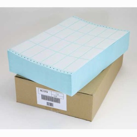 東洋印刷　ナナクリエイト　連続ラベル（剥離紙ブルー）　１５×１０インチ　２４面　８４×３８ｍｍ　ＮＣ１５ＦＢ　１箱（５００折）