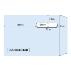 ヒサゴ　窓つき封筒　（源泉徴収票ドットプリンタ用）　ＭＦ３８　１冊（１００枚）