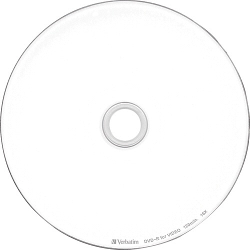 バーベイタム　録画用ＤＶＤ－Ｒ　１２０分　１－１６倍速　ホワイトワイドプリンタブル　スピンドルケース　ＶＨＲ１２ＪＰ２５Ｖ１　１パック（２５枚）2