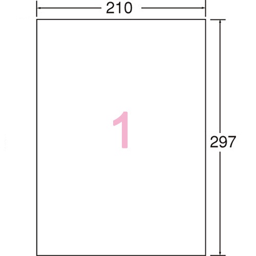 コクヨ　貼ってはがせる　はかどりラベル　Ａ４　ノーカット　２９７×２１０ｍｍ　ＫＰＣ－ＨＥ１０１－２０Ｎ　１冊（２０シート）2